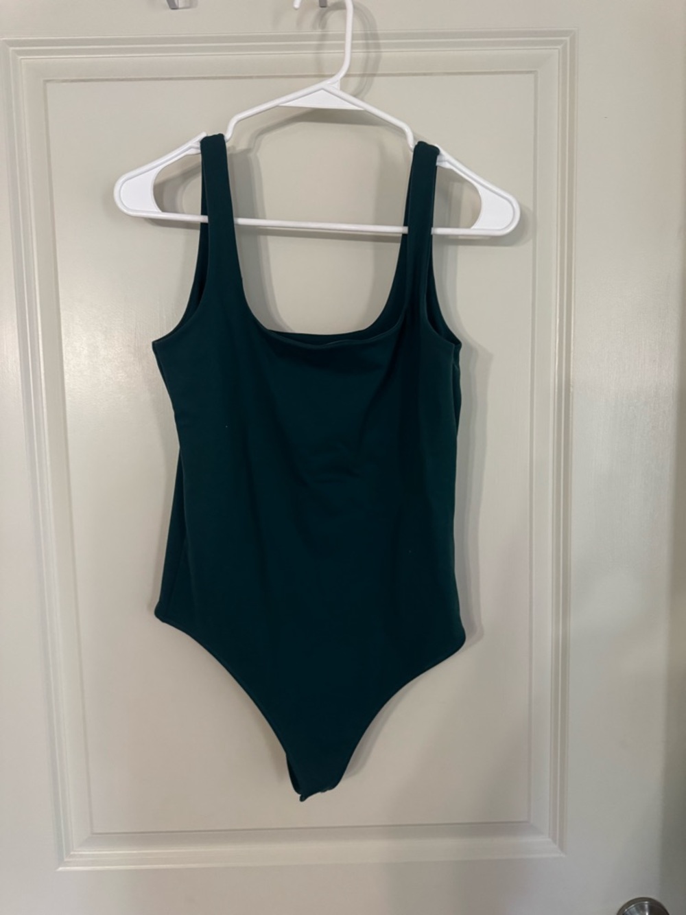 Abercrombie & Fitch Dark Teal double layered bodysuit